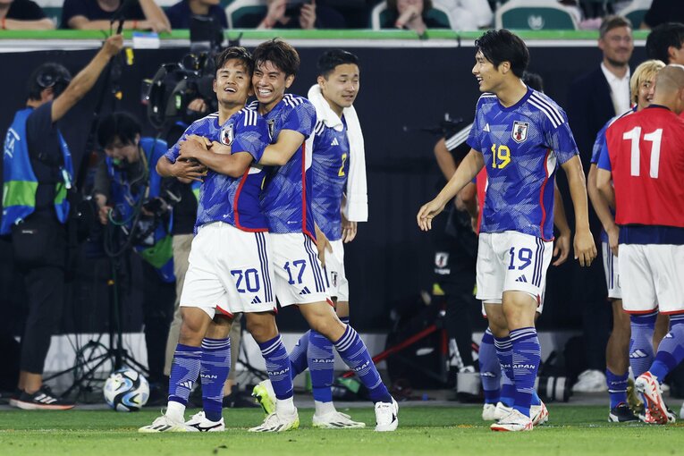 ドイツ戦の勝利にも選手たちに気の緩みはなかった　©Daisuke Nakashima