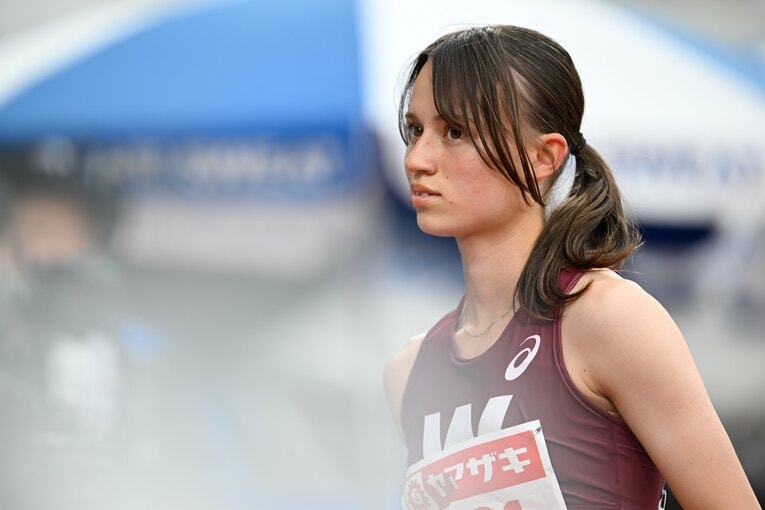 【2026日本選手権】18歳の大学1年生ながら女子400mハードルで決勝に進出したガードナ・レイチェル麻由　©Asami Enomoto