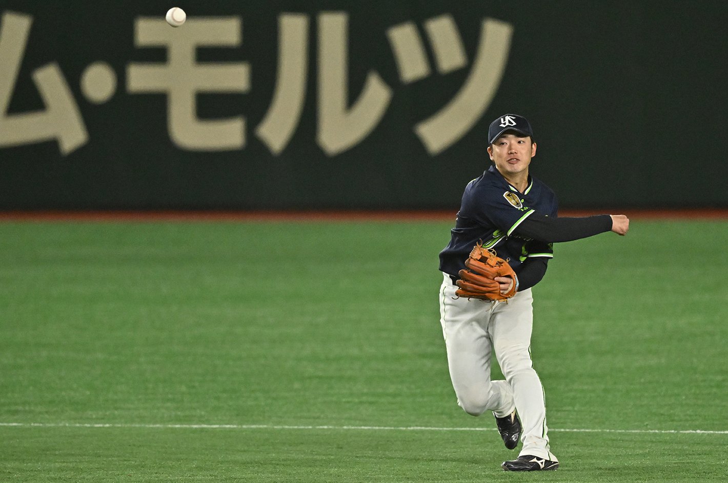 ショートのレギュラーをつかんだ長岡　©Hideki Sugiyama