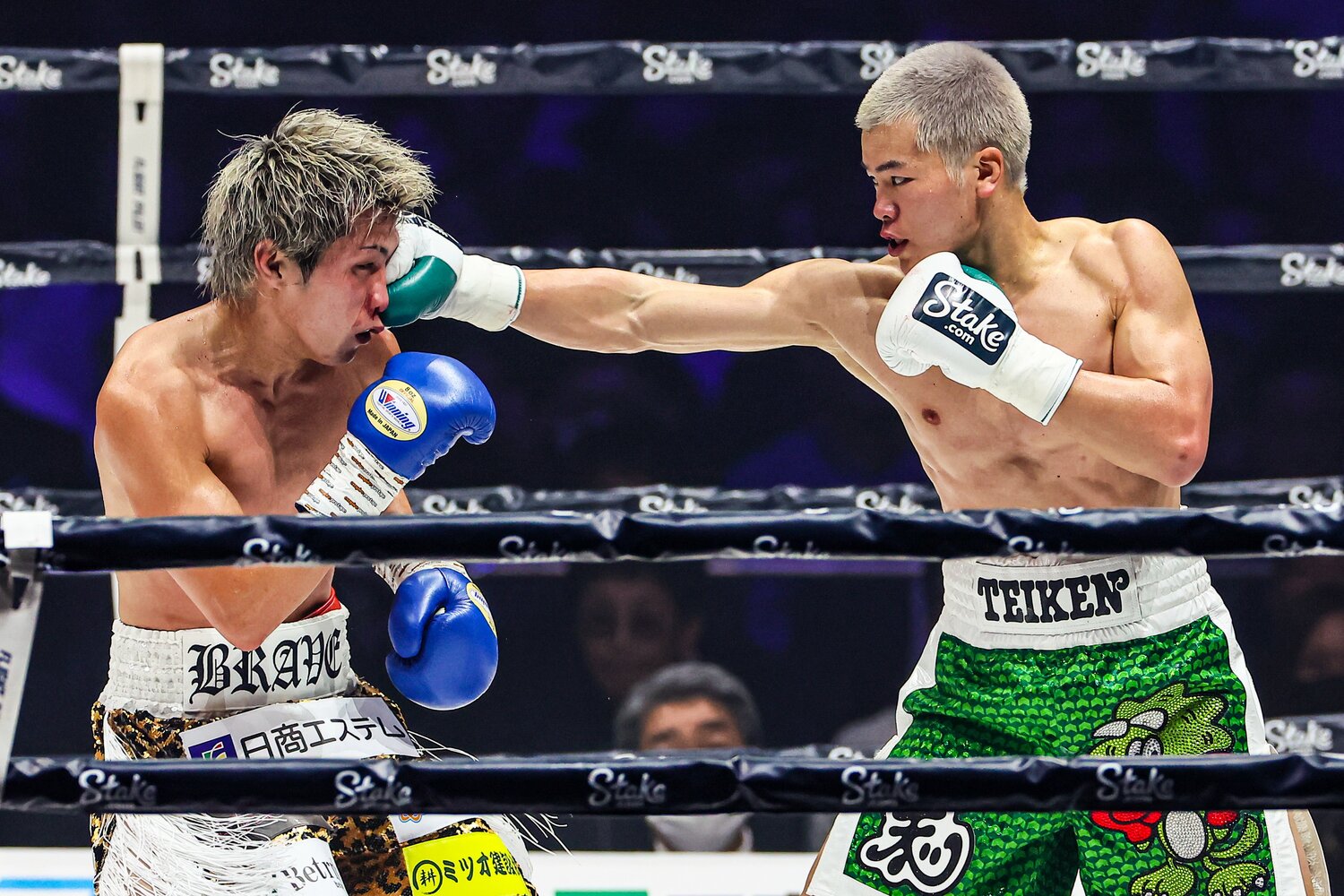 那須川天心はボクシングでも“打たせずに打つ”スタイルを実践した　©Susumu Nagao