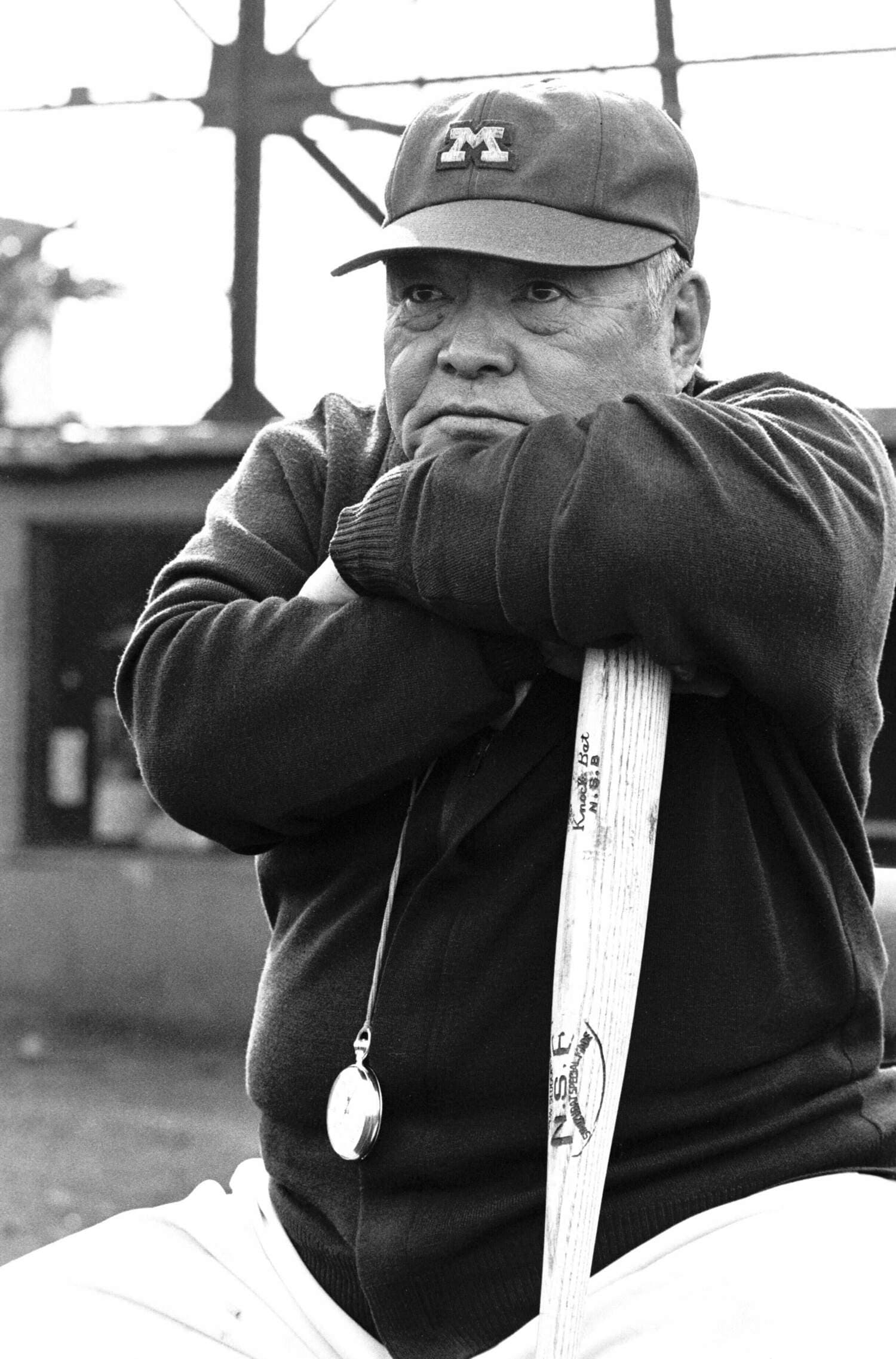 1952年から1988年まで明大の指揮を執った島岡吉郎。東京六大学リーグ戦優勝15回　©BUNGEISHUNJU