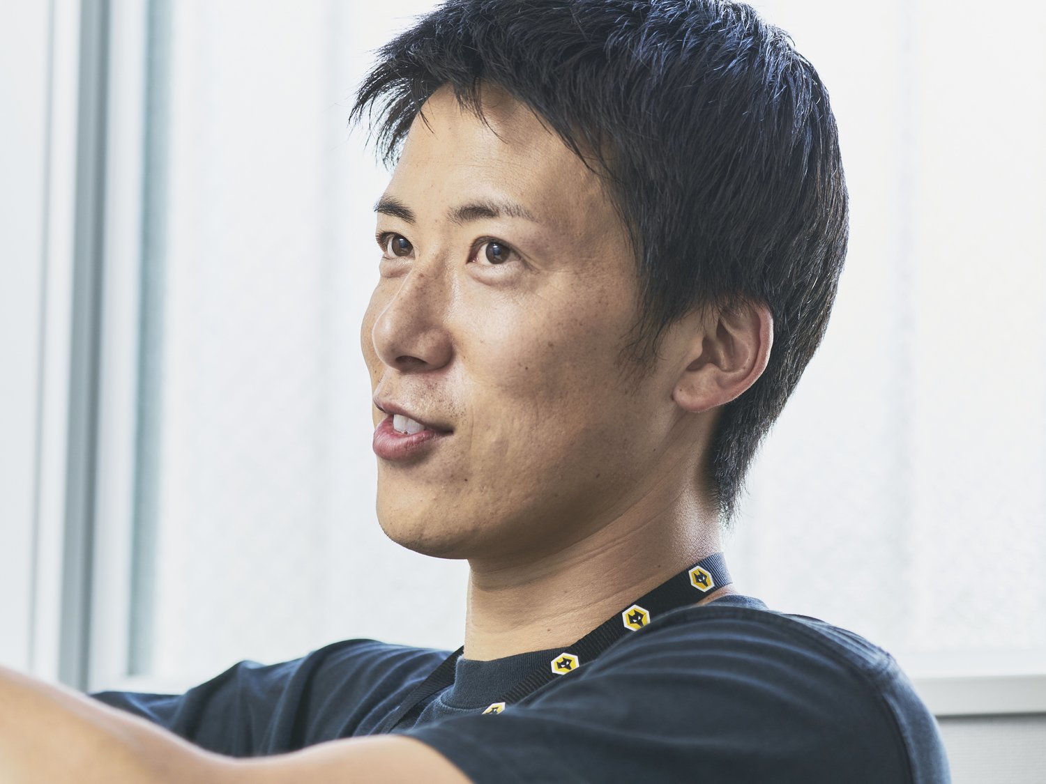 今年、東京大学ア式蹴球部の監督に就任した元Jリーガーの林陵平氏　©Yuki Suenaga