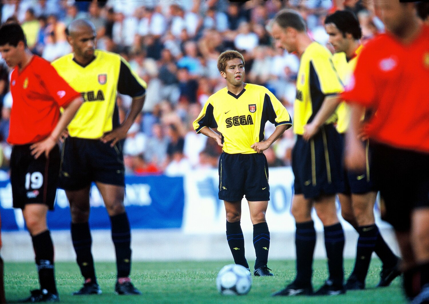 アーセナル時代の稲本　©Sports Graphic Number