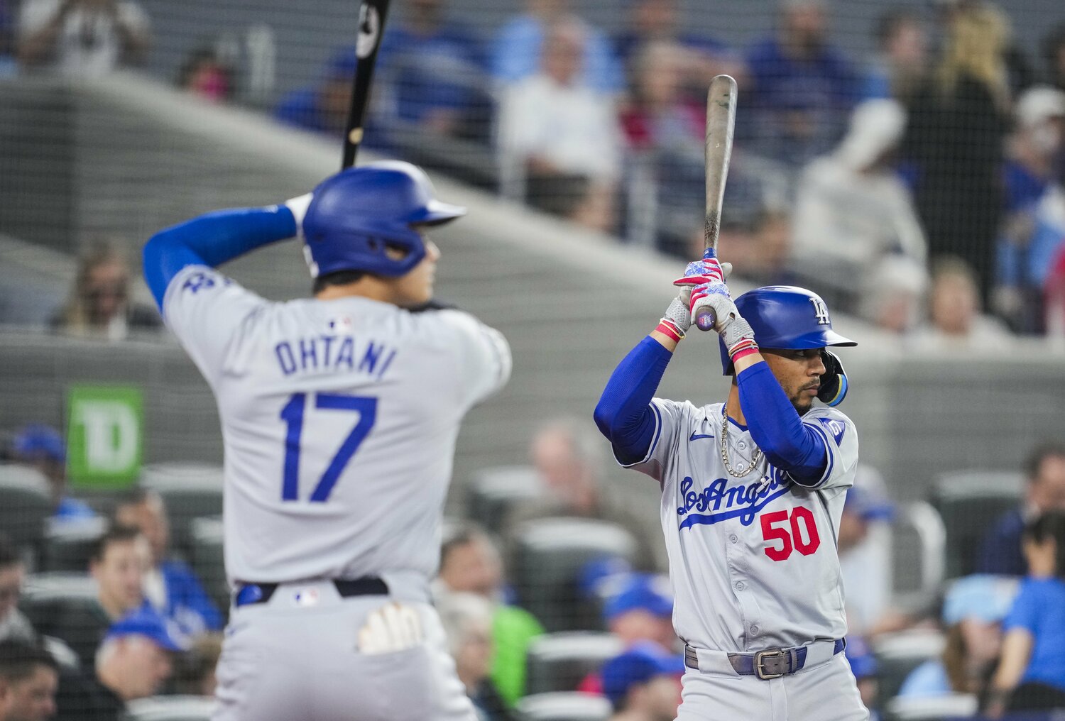 大谷翔平と1・2番コンビを組むムーキー・ベッツ　©Getty Images