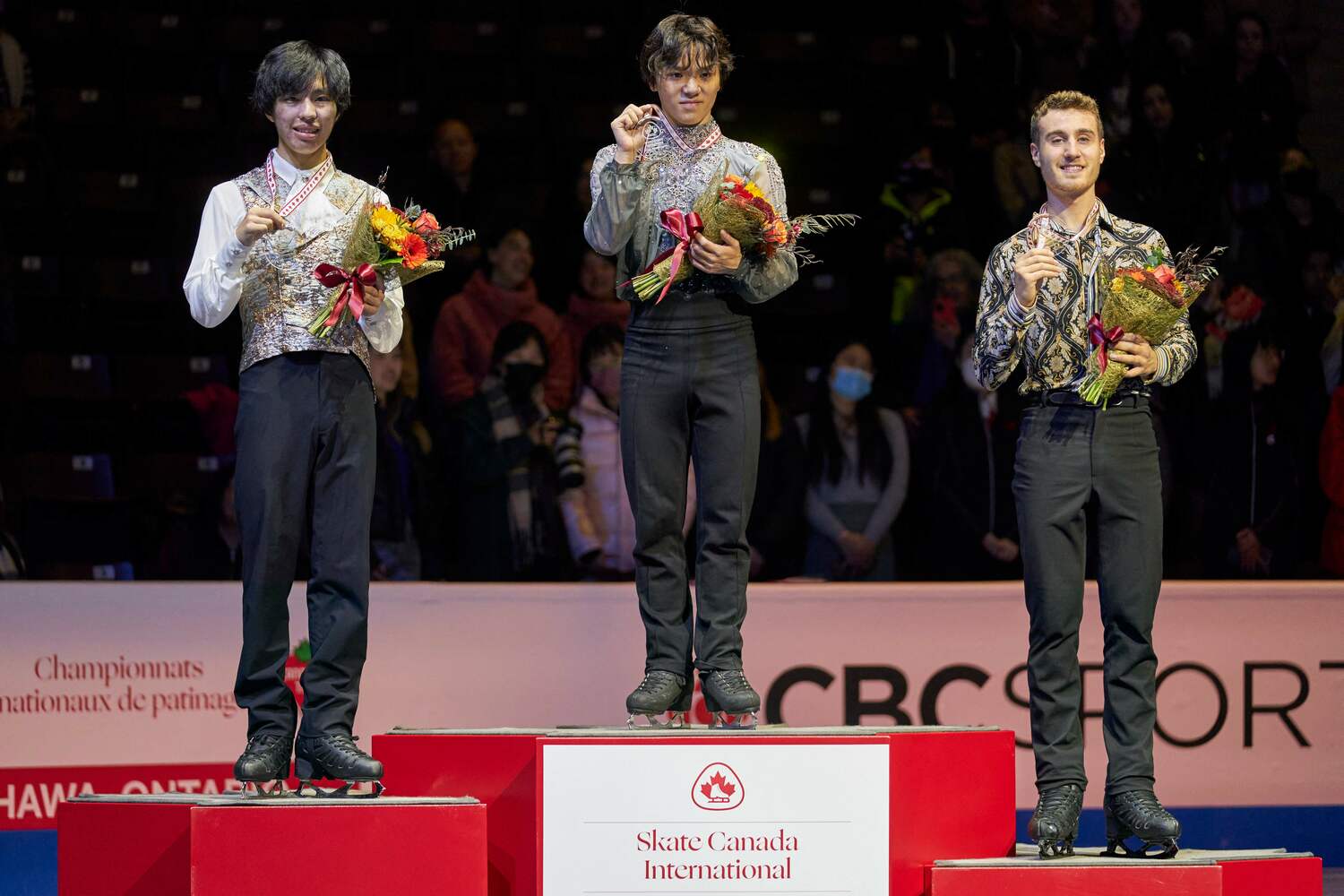 スケートカナダで優勝した宇野。この後、練習では思い通りにいかない日々が続いたという　©JIJI PRESS