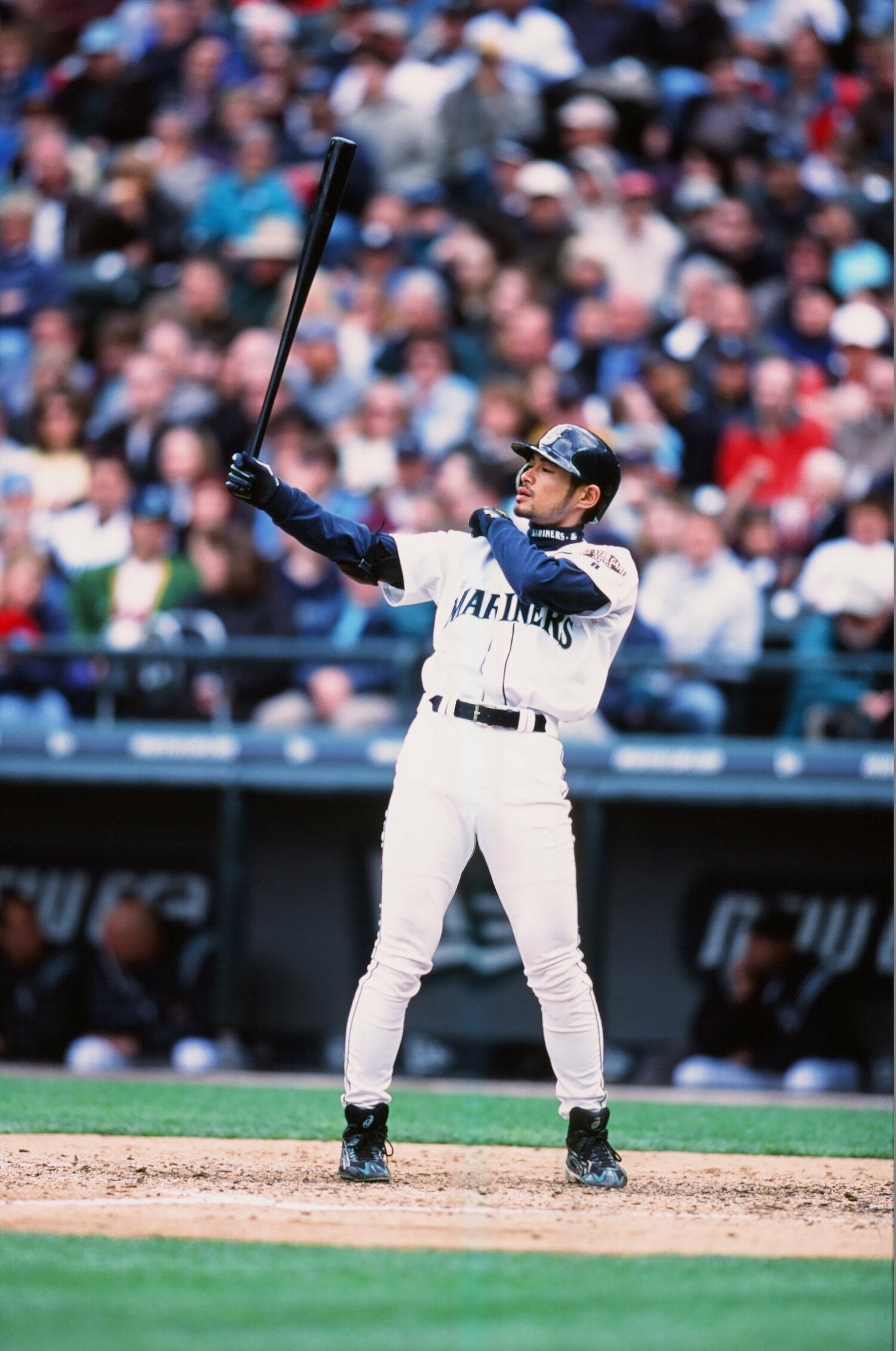 メジャー1年目シーズンのイチロー ©Getty Images