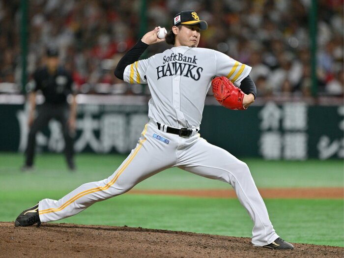 「先発時代、試合中にセルフ投げ込み」ソフトバンクCS突破の立役者“新・守護神”杉山一樹の豪快すぎ素顔「監督、杉山が宇宙と交信しています」＜Number Web＞ photograph by Hideki Sugiyama