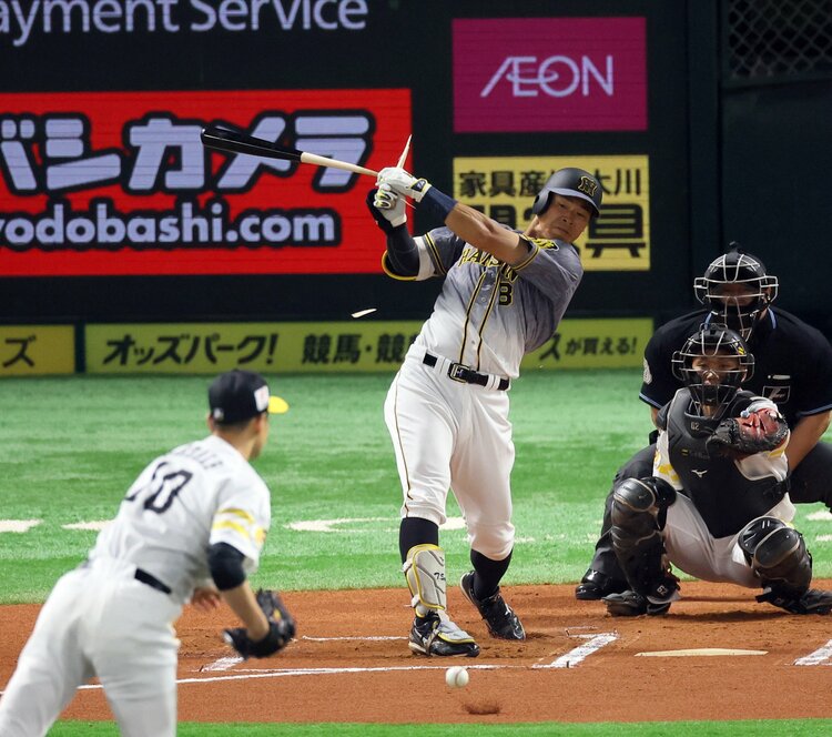 球速132km”で阪神・佐藤輝明のバットをへし折った…ソフトバンク“残り1