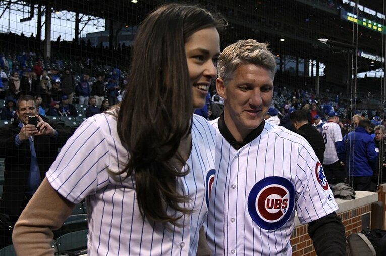アナ・イバノビッチ＆バスティアン・シュバインシュタイガー ／ photograph by Getty Images