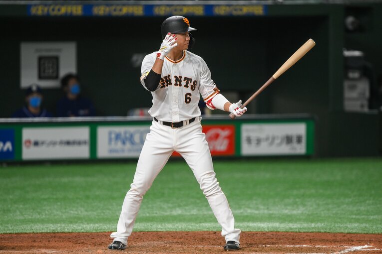 巨人でも坂本は2番打者が主戦場となっている　©Nanae Suzuki