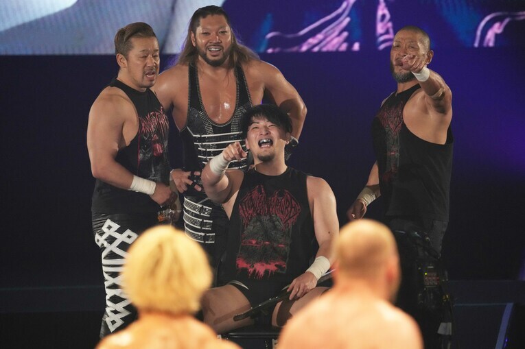 昨年12月にヒールターンし、EVIL率いるハウス・オブ・トーチャーの一員となった成田蓮　©Essei Hara