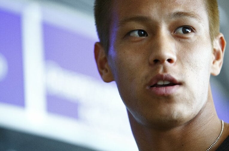 2010年南アW杯の翌年、CSKAモスクワでプレーしていた本田圭佑に直撃インタビュー。W杯優勝のイメージを明かしてくれた　©Tamon Matsuzono