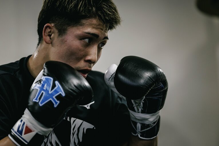 井上尚弥の公開練習　©Kiichi Matsumoto