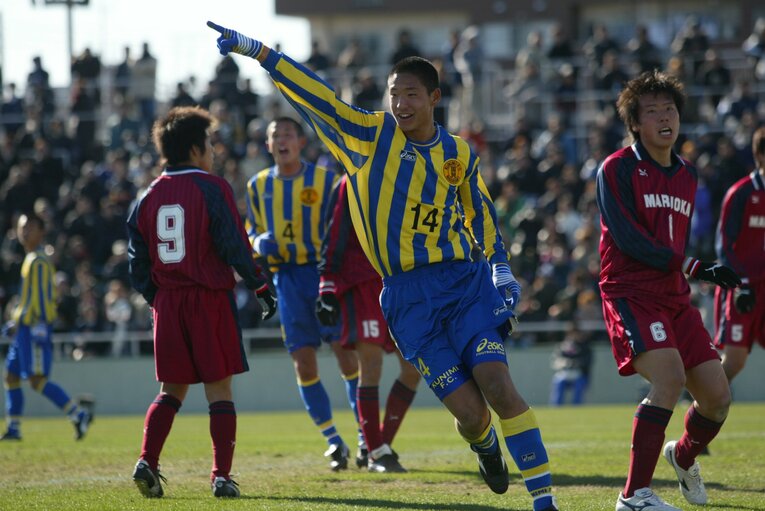 1年時から国見の主軸として活躍。当時は「怪物」として恐れられた　©YUTAKA/AFLO SPORT