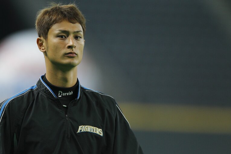 日本ハム時代のダルビッシュ　©BUNGEISHUNJU