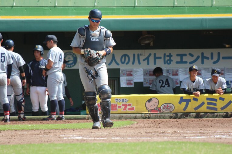 有力投手も多い関大を引っ張った有馬　©Fumi Sawai