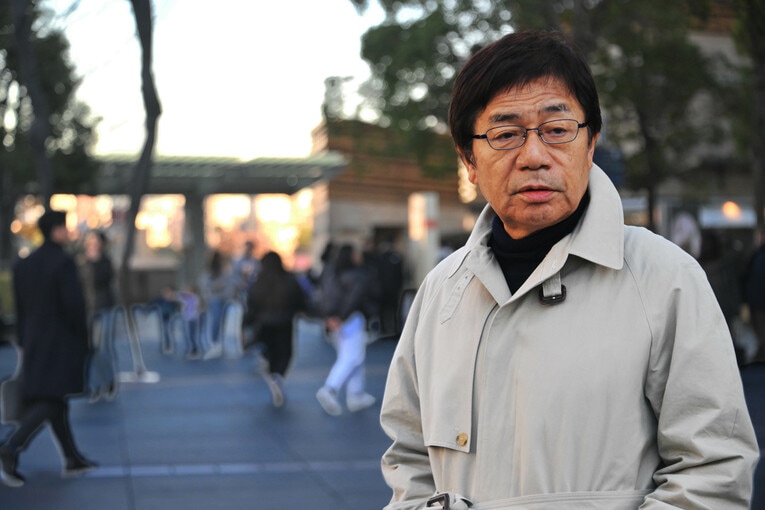 「J2残留が目標ではない」と語った左伴社長　©Tetsuichi Utsunomiya