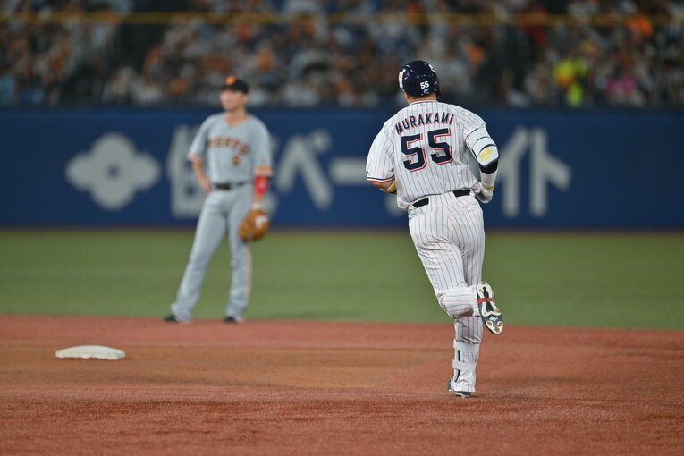 54、55号を放った巨人戦（54号時）　©Hideki Sugiyama