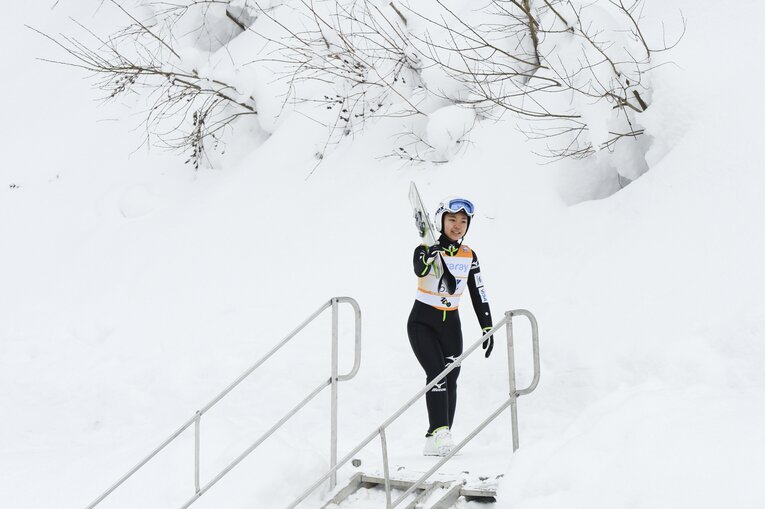 【高梨沙羅の軌跡】2013年、16歳の頃（右にスワイプすると写真は続きます）　©Asami Enomoto