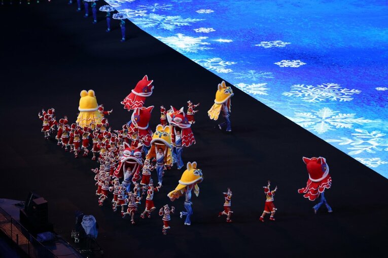 新着写真で振り返る！北京五輪開会式(35) ／ photograph by JMPA