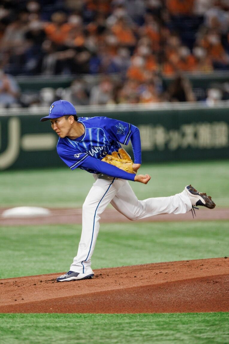 6月21日、巨人戦に先発した大貫　©Kiichi Matsumoto