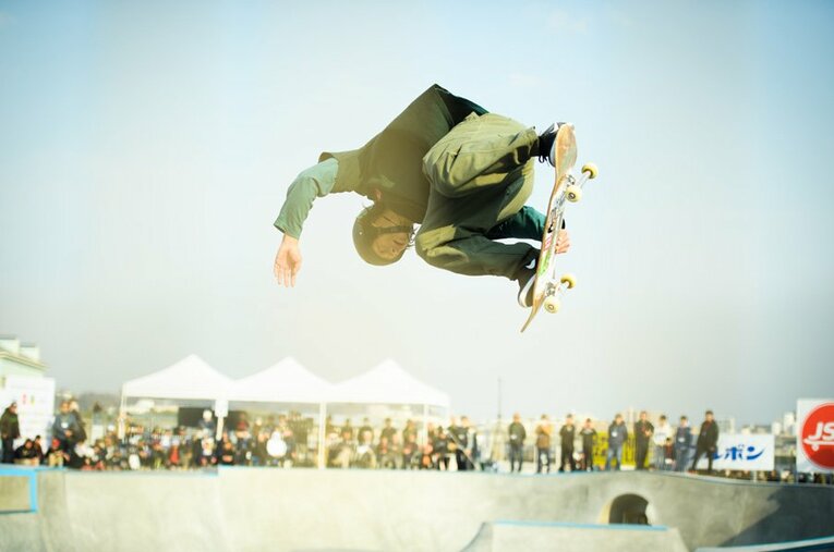 スケボーではいま日本の4番手。平野歩夢は五輪より「楽しむこと」。(7) ／ photograph by Asami Enomoto