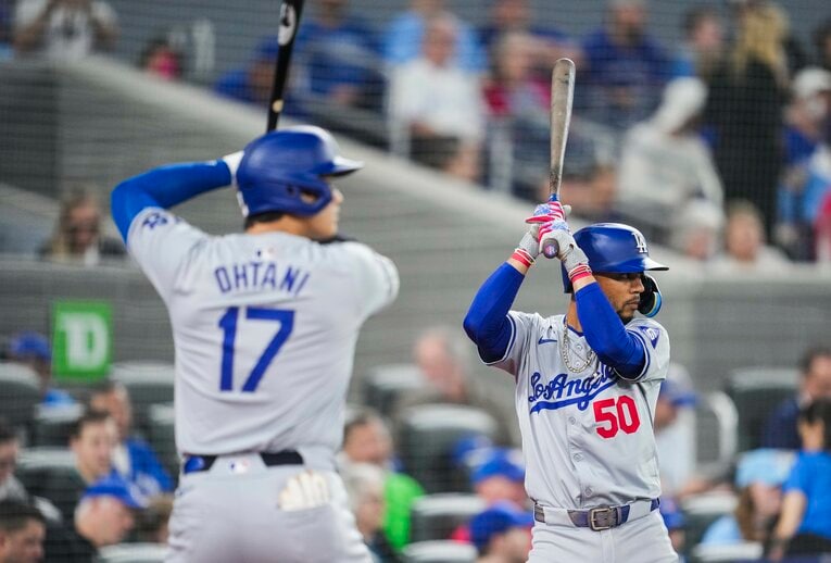 大谷翔平と1・2番コンビを組むムーキー・ベッツ　©Getty Images