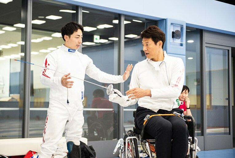 車いすフェンシング・加納慎太郎と松岡修造の対談に予期せぬ人物が参入！(4)
