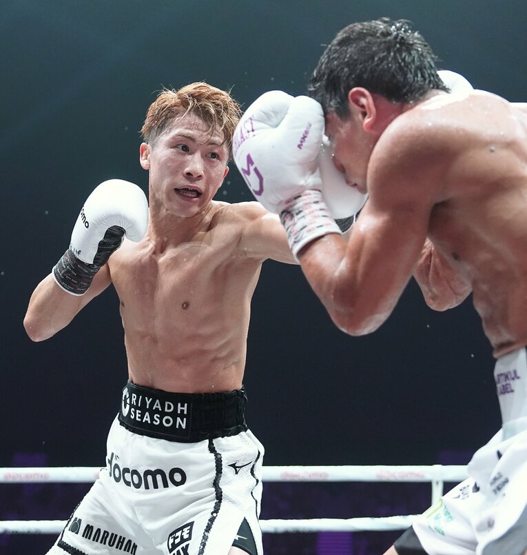 福田直樹氏が「大量に撮れた」と語る井上尚弥の正確なジャブ（1枚目） ©Naoki Fukuda