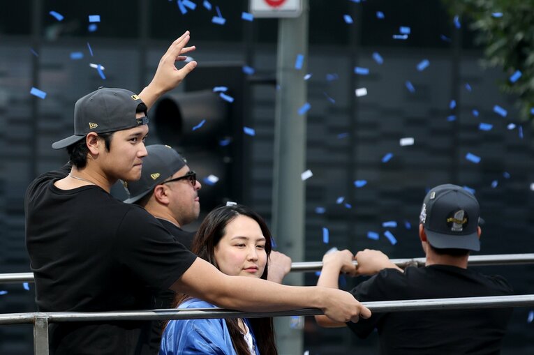 優勝パレードで…　©Getty Images