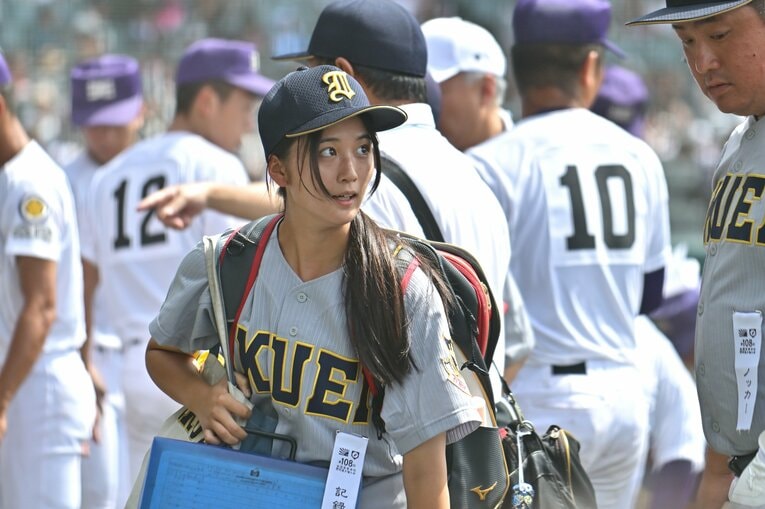 試合後の星よつはさん　©Hideki Sugiyama