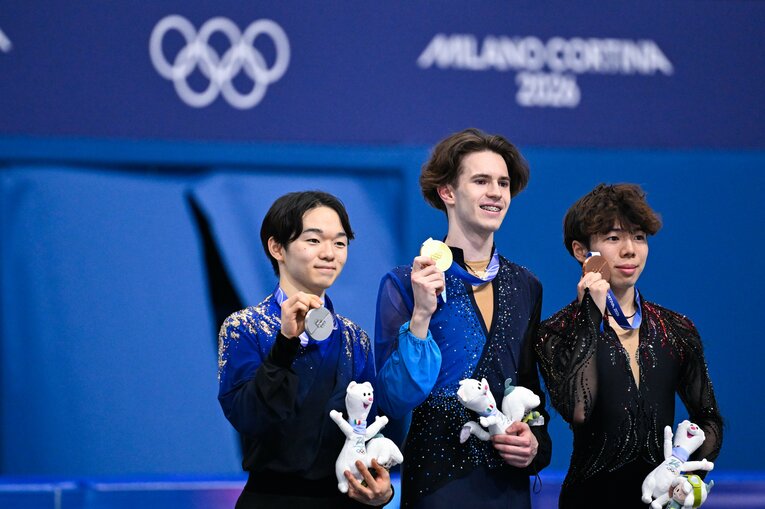 マリニンがまさかの敗戦となった男子フリー【スワイプするとそのほかの写真もご覧になれます】　©Asami Enomoto／JMPA