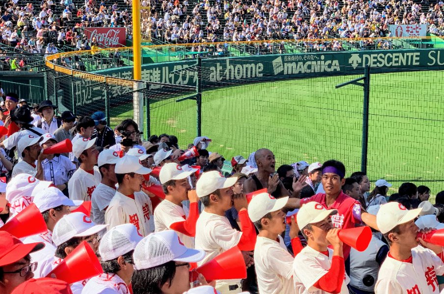 順延続きの甲子園に 振り回された 各校応援団の本音 コンクールの練習ができない 宿泊経費のために募金 3回滋賀にトンボ返り 高校野球 Number Web ナンバー