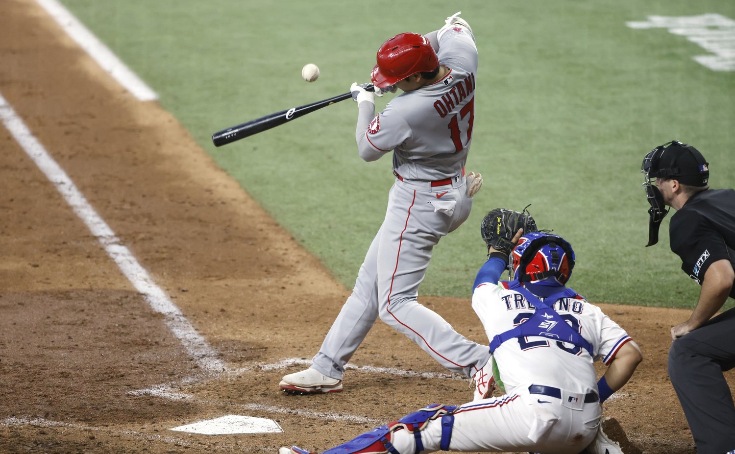 5日、レンジャーズ戦にて