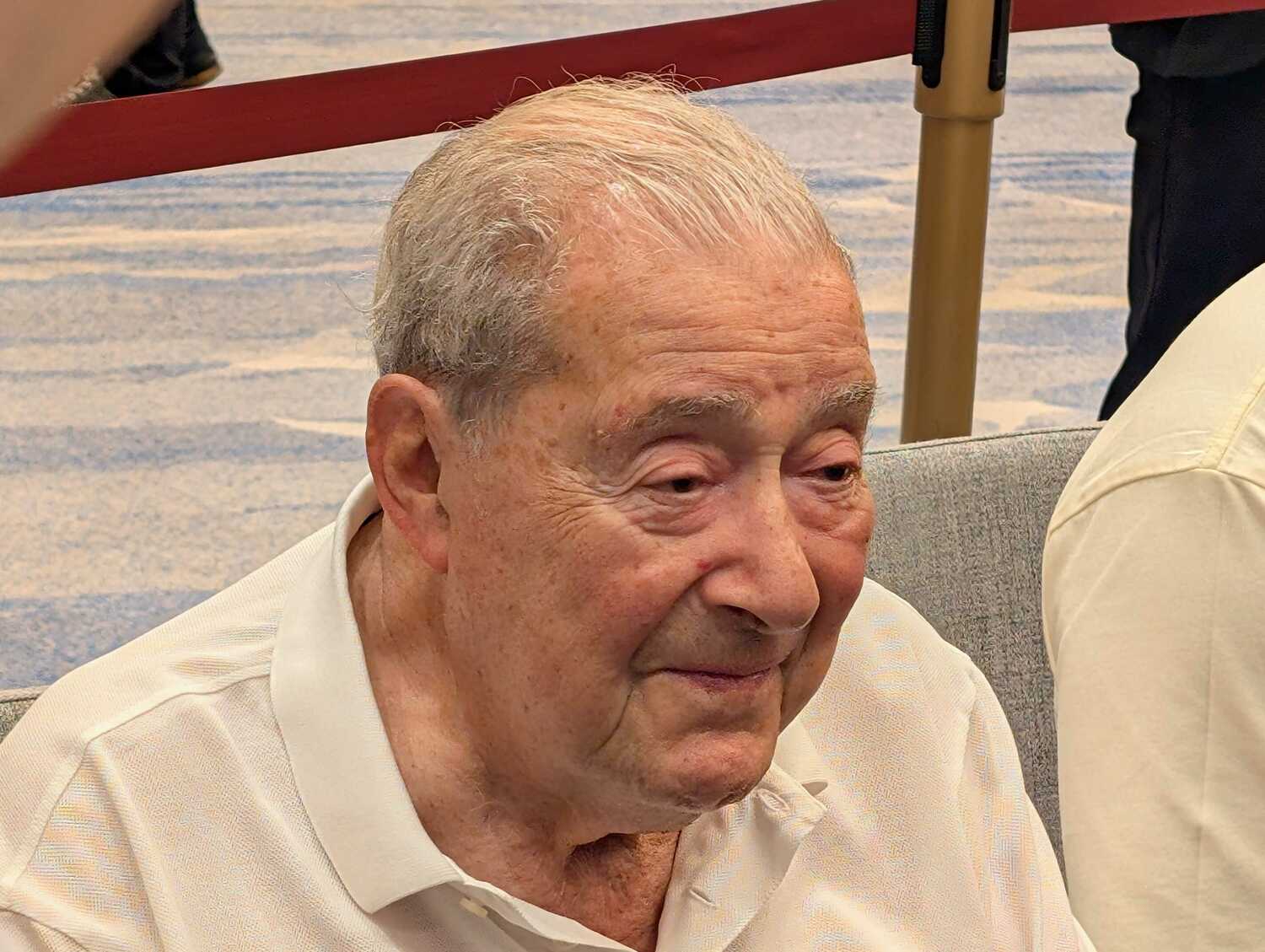 この試合のために来日した93歳のボブ・アラム　©Number Web