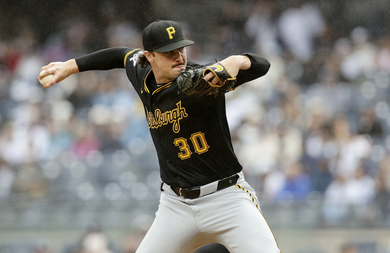 高橋宏斗が映像を見たパイレーツの右腕、ポール・スキーンズ　©︎Getty Images