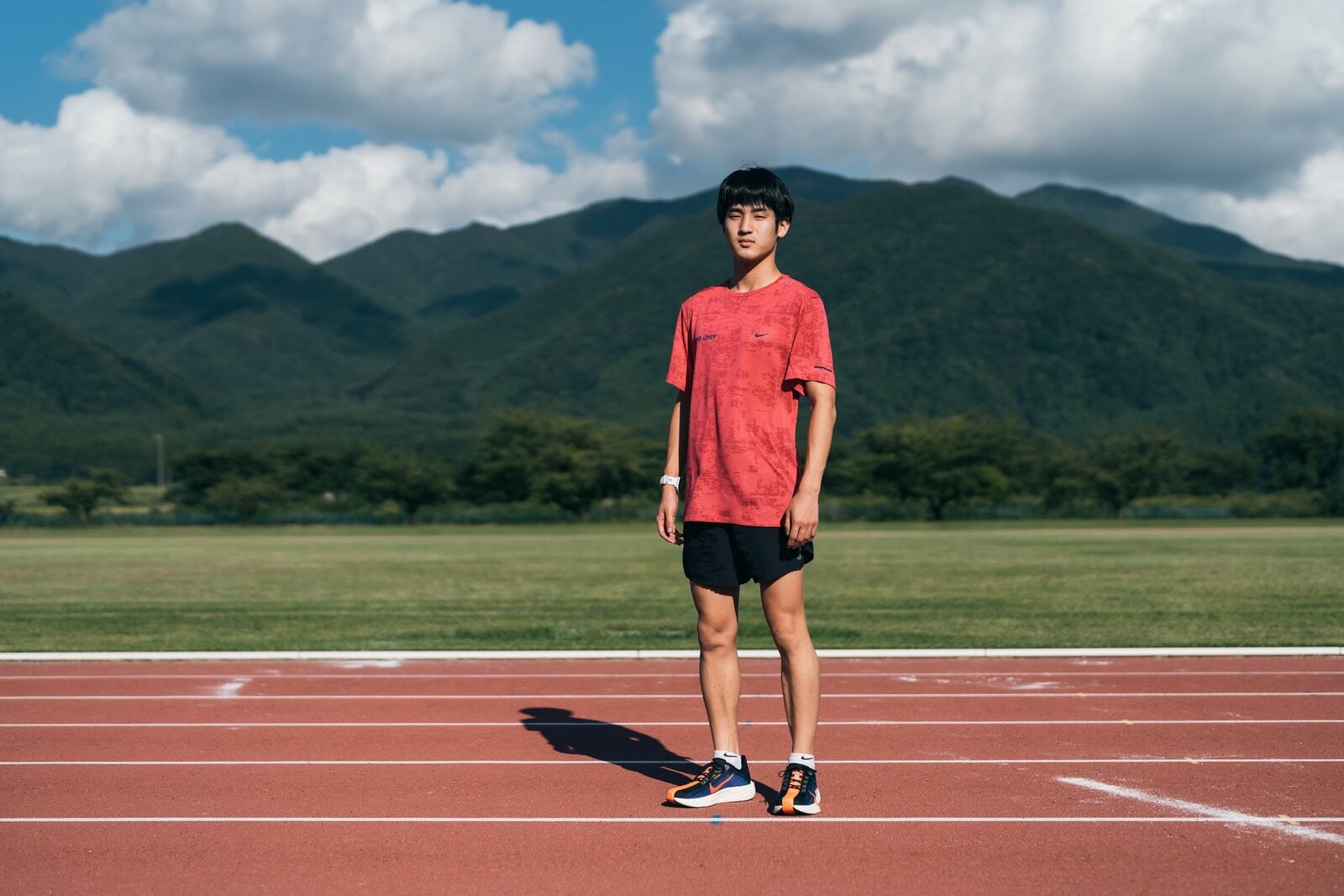 埼玉栄出身の松井海斗　photograph by NIKE