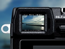 高解像度・高コントラストを誇る電子ビューファインダー「XGA OLED Tru-Finder(トゥルーファインダー)」。自然な見た目と正確な発色で、被写体をリアルに表示する。