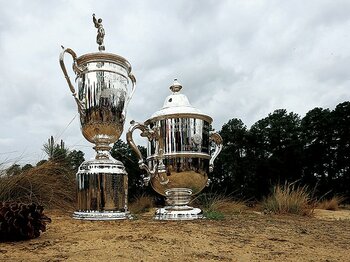 史上初の男女同コース開催。パインハーストと日本の縁。~全米オープンに新たな伝統を~<Number Web> photograph by Getty Images