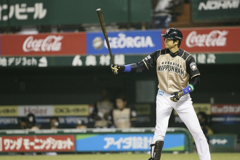 ルーキーイヤーの大谷　©Shigeki Yamamoto