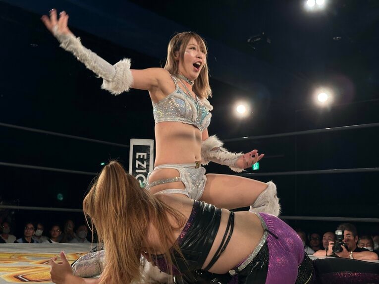 マリーゴールドの女子プロレスラー・桜井麻衣　©Norihiro Hashimoto