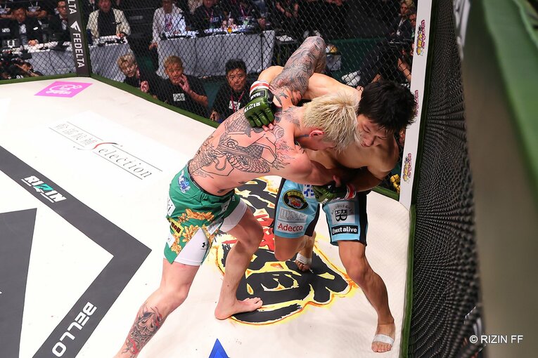 『RIZIN LANDMARK 5』斎藤裕vs平本蓮　©RIZIN FF