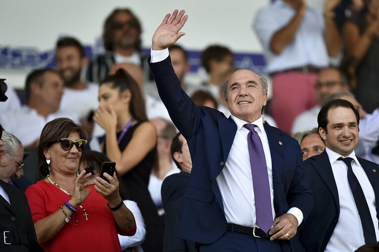 バイタリティに溢れるコンミッソ会長は強気な姿勢で改革を推し進め、ファンの支持を集めている©Getty Images