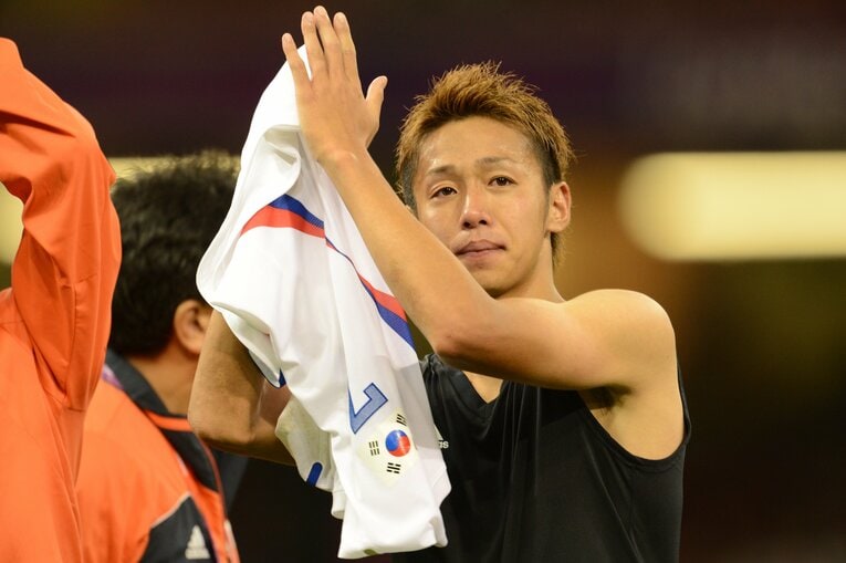 ロンドン五輪、3位決定戦で韓国に0－2と敗れ惜しくも4位に終わった　©JMPA