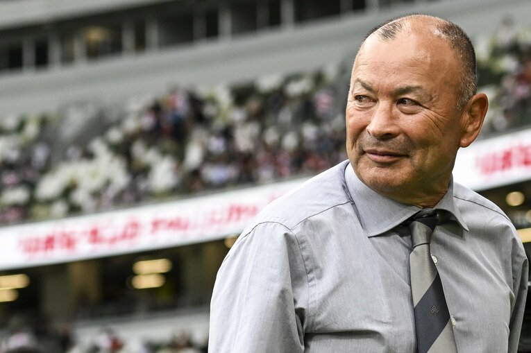 イングランド戦後のエディーHC　©Nobuhiko Otomo