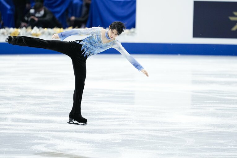 2021-2022シーズンのショートプラグラム『序奏とロンド・カプリチオーソ』　©Asami Enomoto