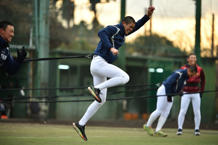 大阪桐蔭の練習風景（2022年）　©︎Hideki Sugiyama