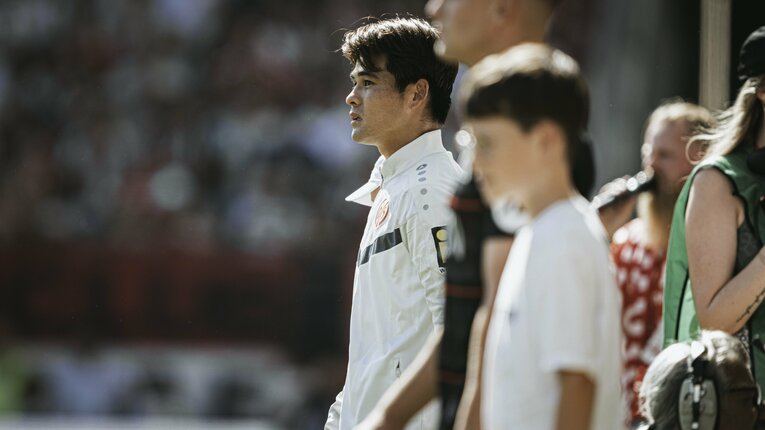 ブンデスリーガデビューはほろ苦い結果に　©︎Taisei Iwamoto