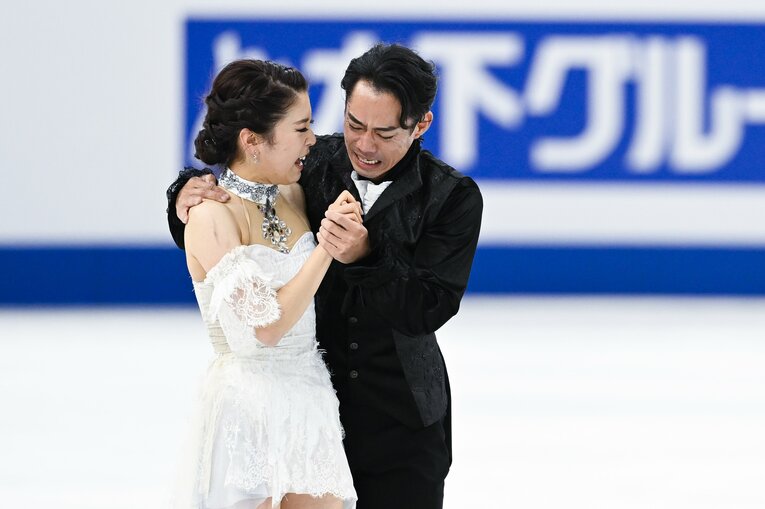 フリーダンスの演技直後 ©Asami Enomoto