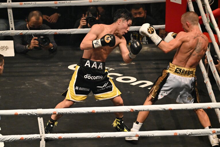 2022年12月13日／ポール・バトラー戦（WBA・WBC・IBF・WBO世界バンタム級王座統一戦）©Naoya Sanuki